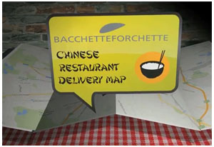 Chinese restaurant delivery map